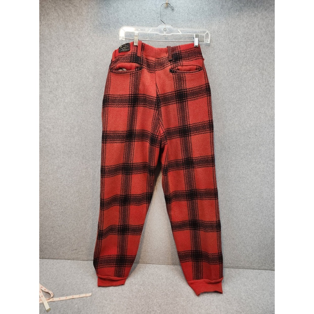 Vintage American Feild Buffalo Plaid Pants 100% Wool by Mettrick Men's